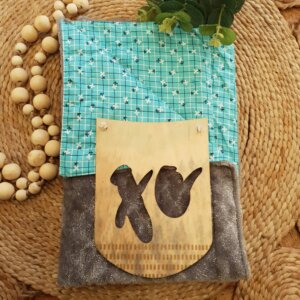Vada with Grey Glitter Pram Blanket