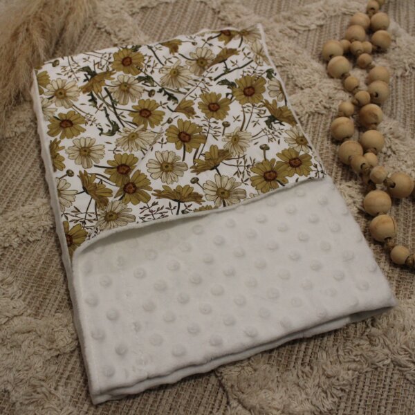 Lara with White Pram Blanket