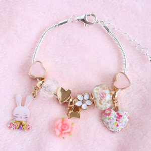 Petite Fleur Bun Bun Charm Bracelet